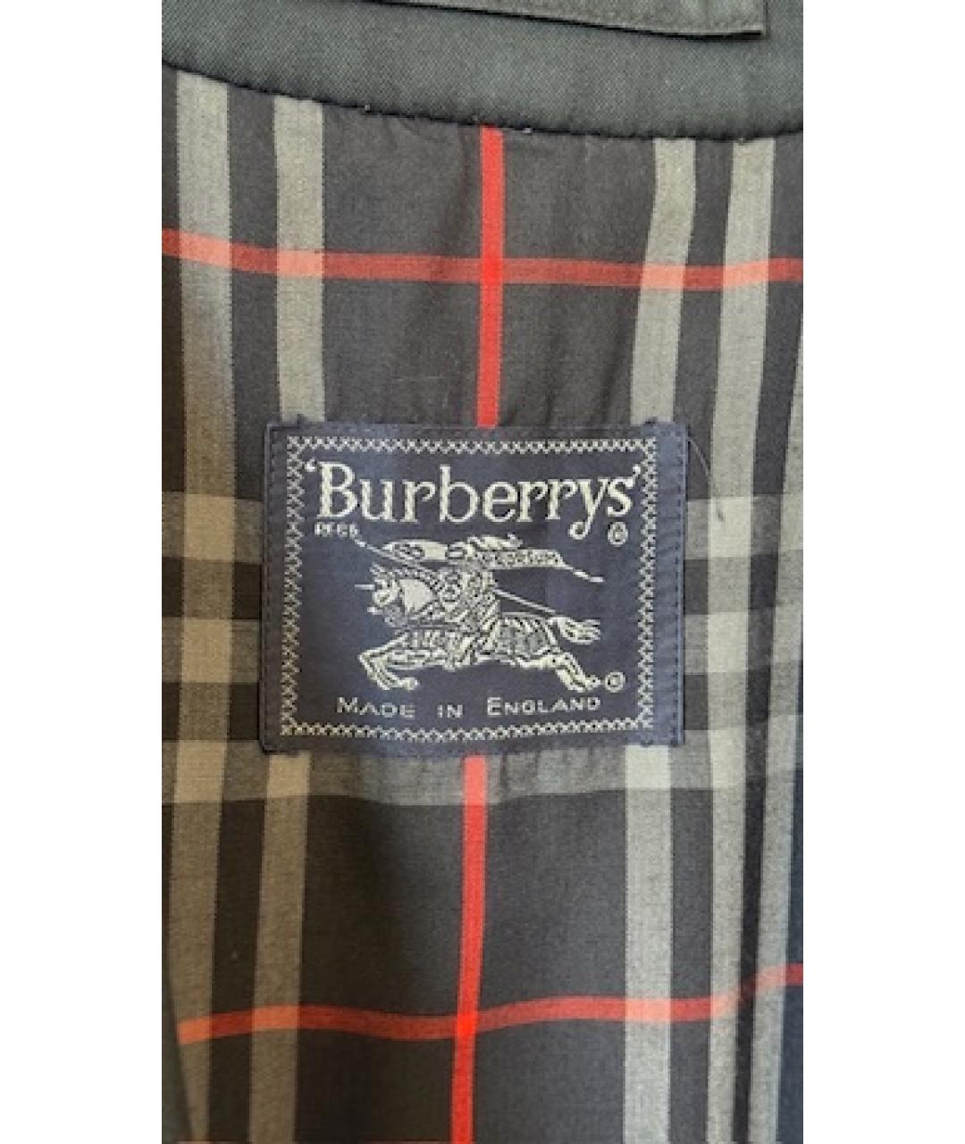 BURBERRY Синее пальто, фото 4