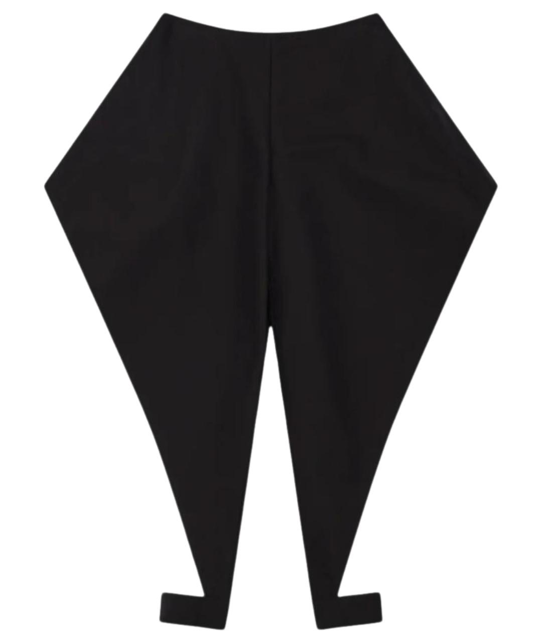 ALAIA Черные хлопковые брюки широкие, фото 1