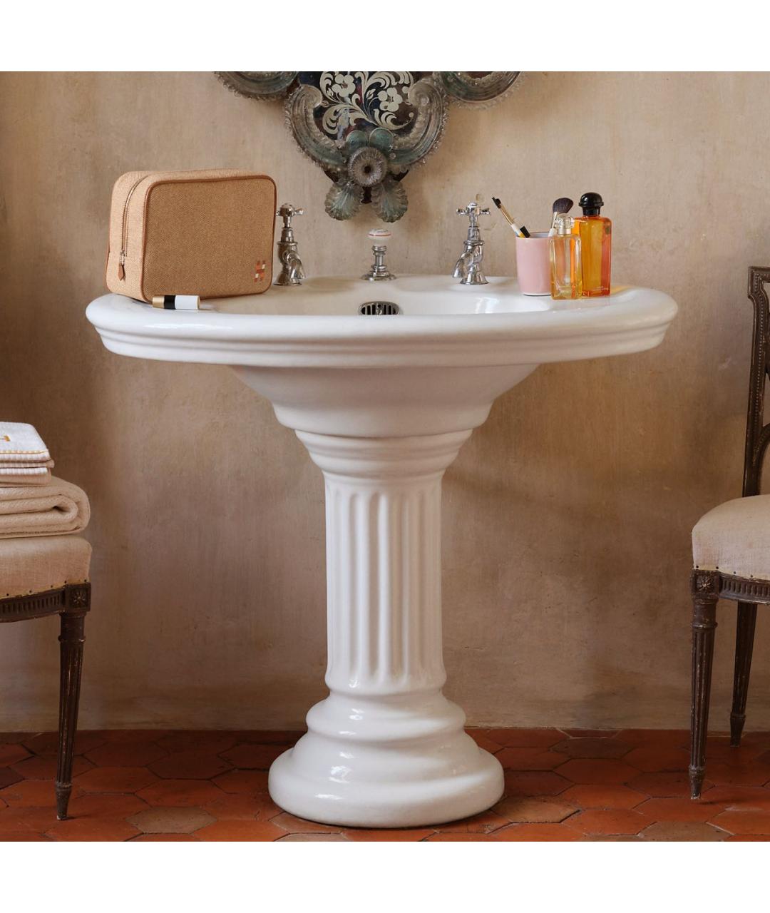 HERMES Бежевая шерстяная косметичка, фото 5