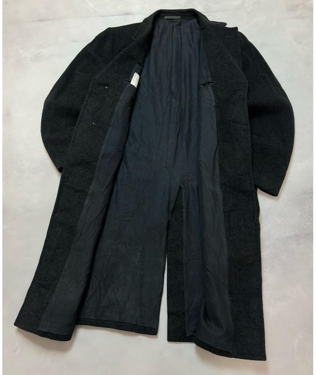 ERMENEGILDO ZEGNA XXX Серое шерстяное пальто, фото 5