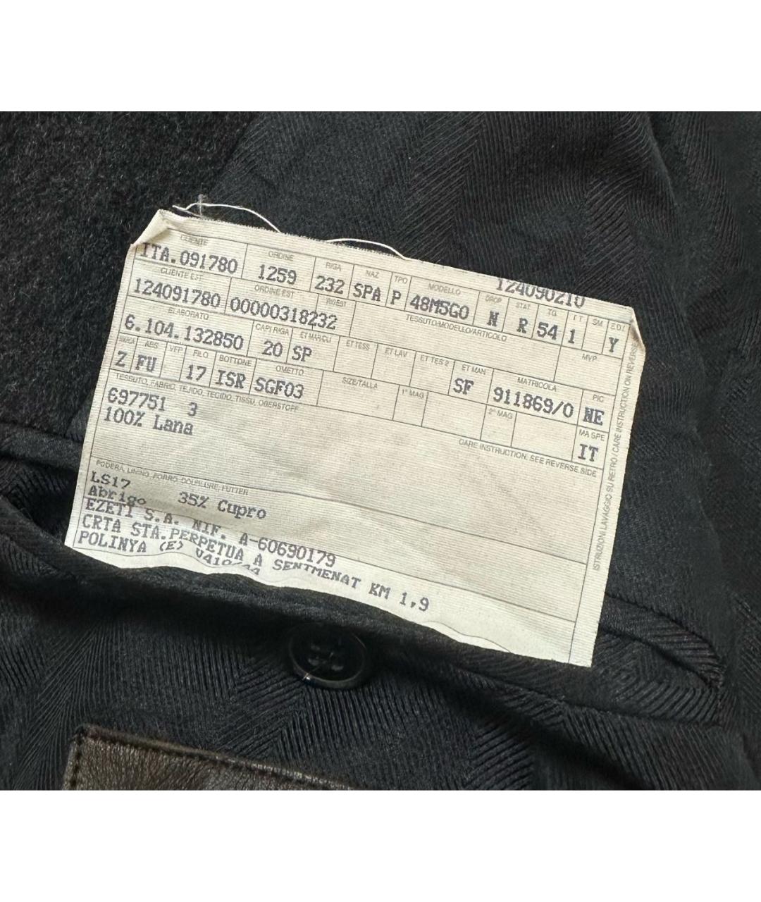 ERMENEGILDO ZEGNA XXX Серое шерстяное пальто, фото 3