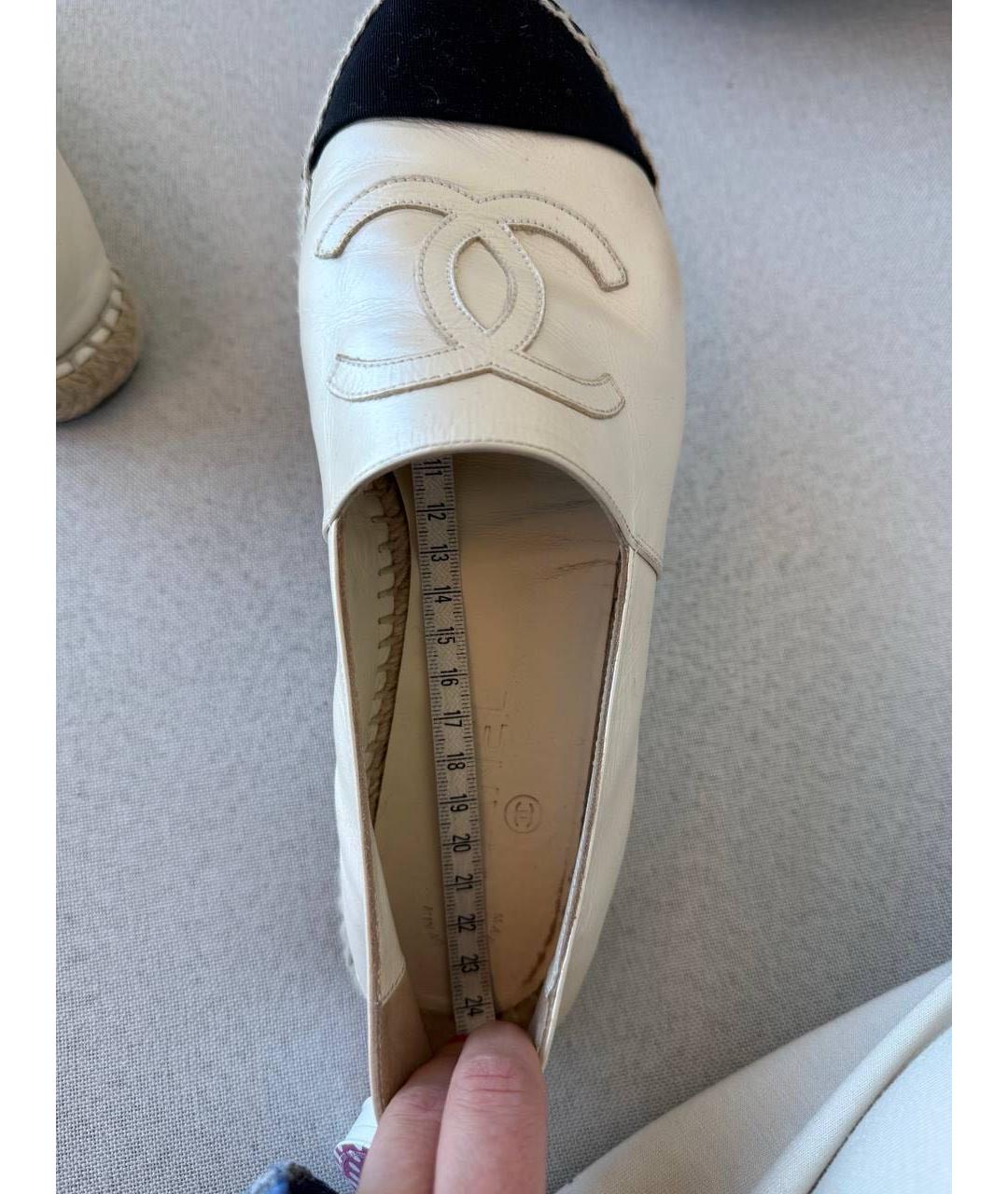 CHANEL Белые эспадрильи, фото 6