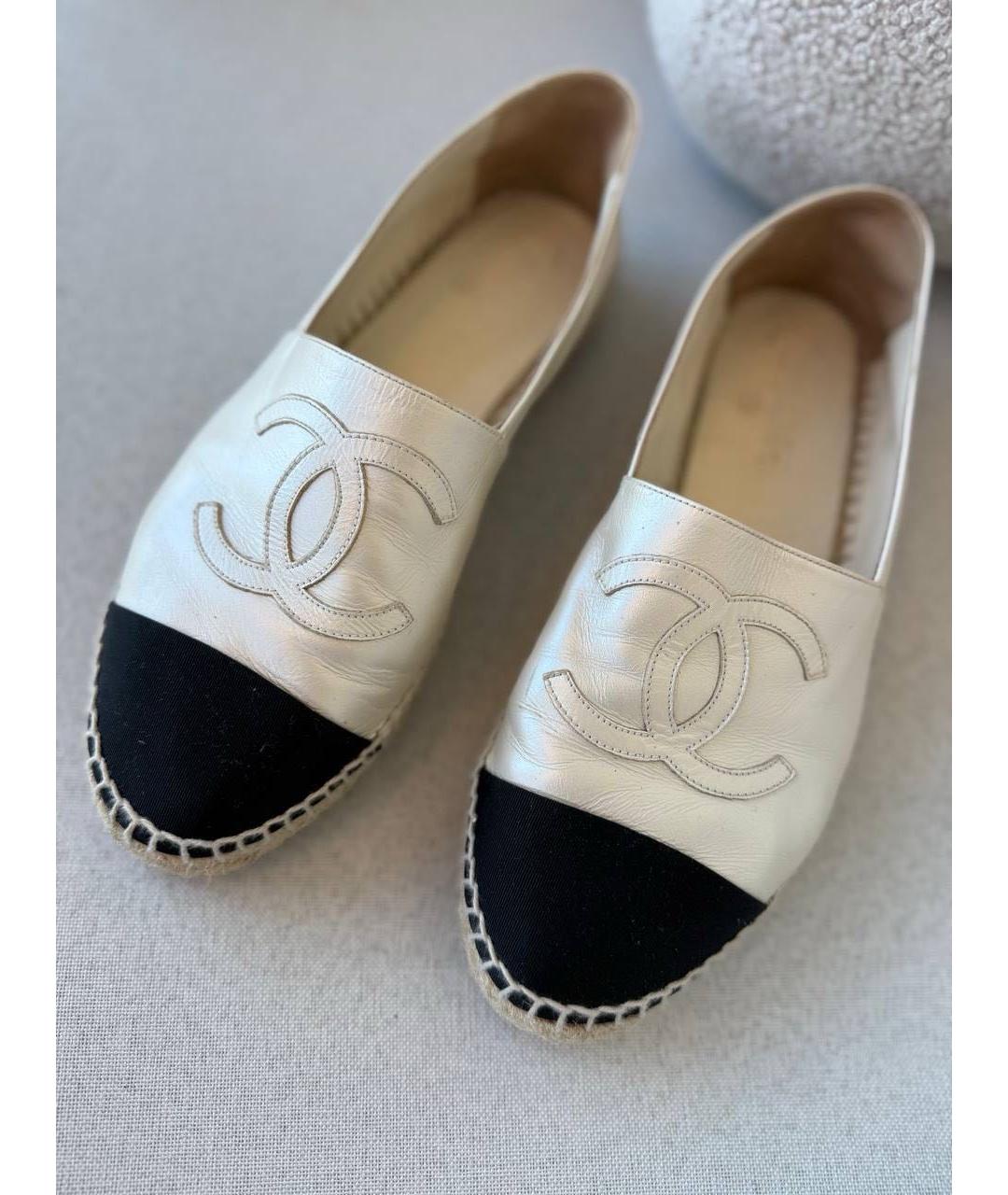 CHANEL Белые эспадрильи, фото 8