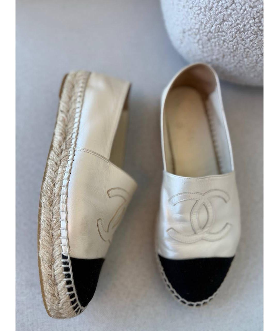 CHANEL Белые эспадрильи, фото 9