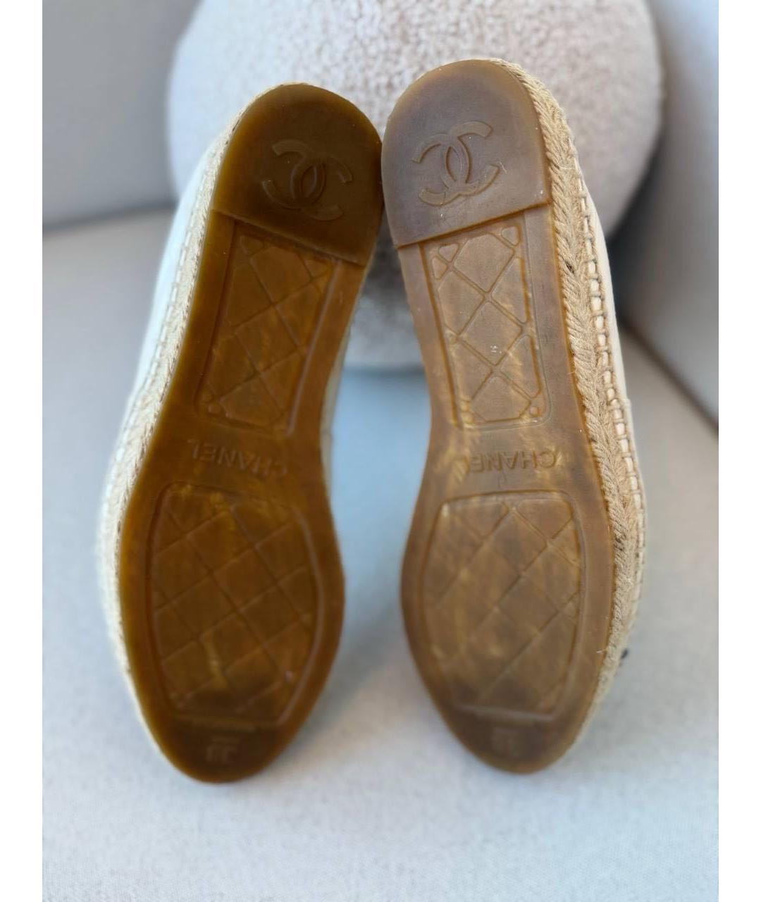 CHANEL Белые эспадрильи, фото 5