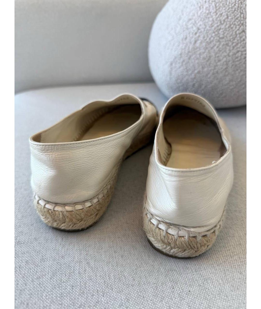 CHANEL Белые эспадрильи, фото 4