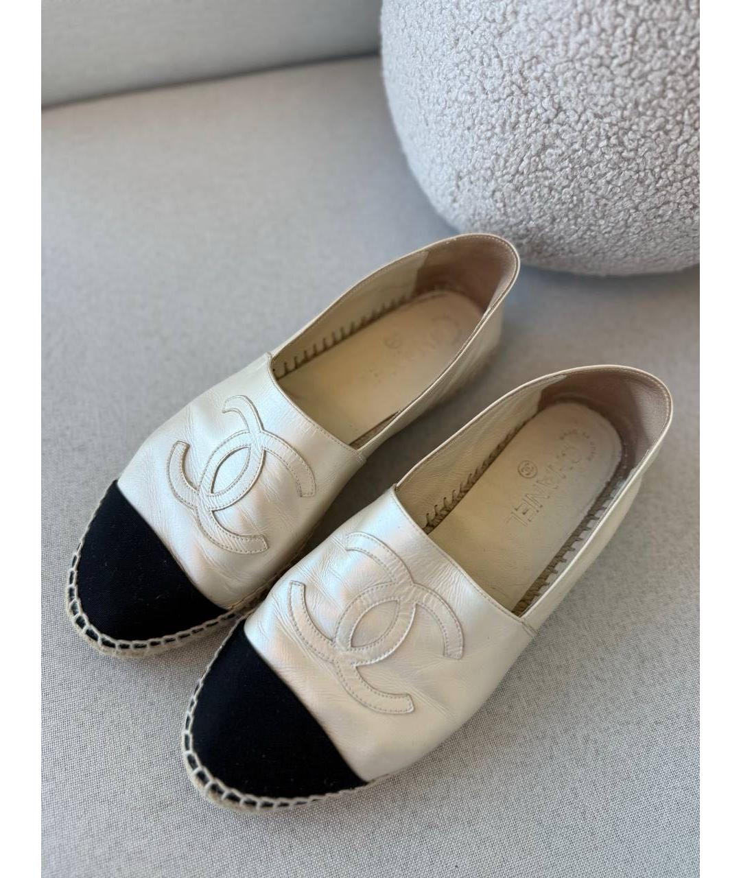 CHANEL Белые эспадрильи, фото 2