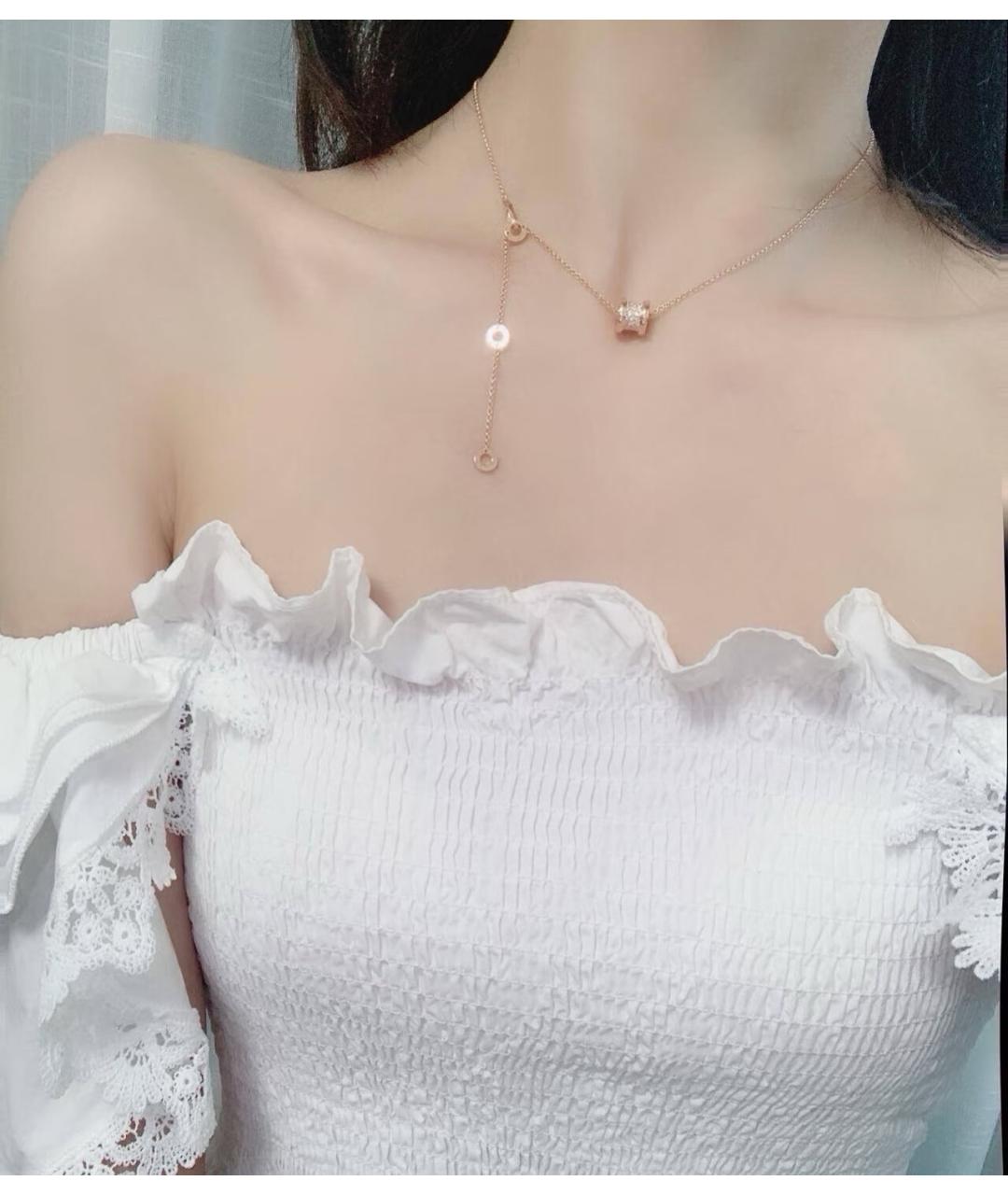 BVLGARI Золотая подвеска из розового золота, фото 5