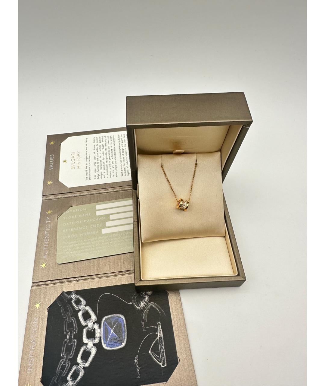 BVLGARI Золотая подвеска из розового золота, фото 2