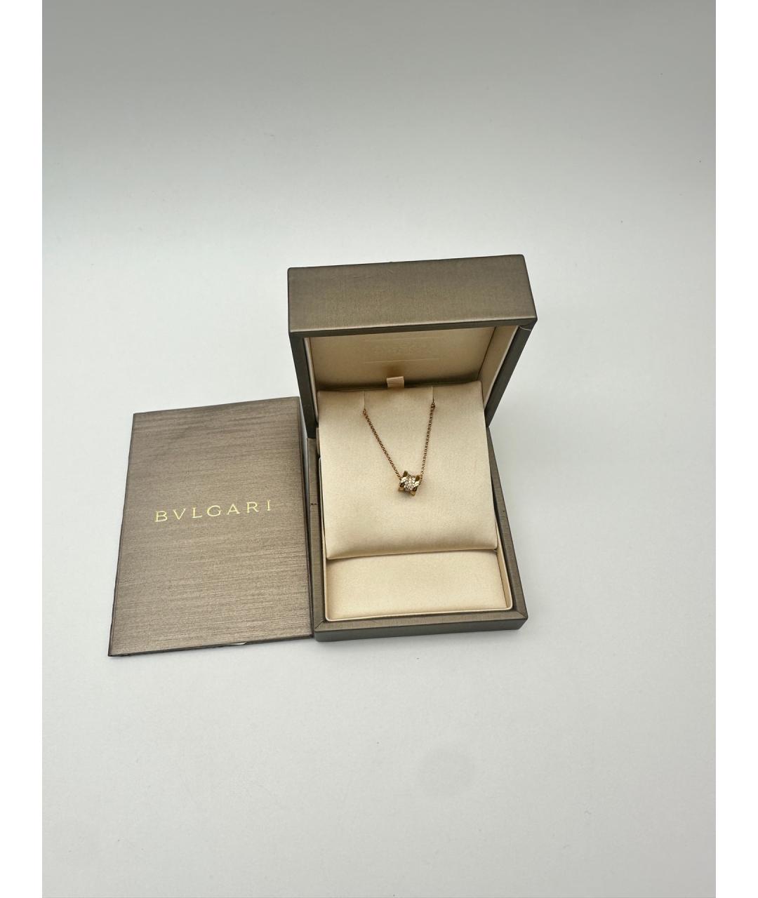 BVLGARI Золотая подвеска из розового золота, фото 6