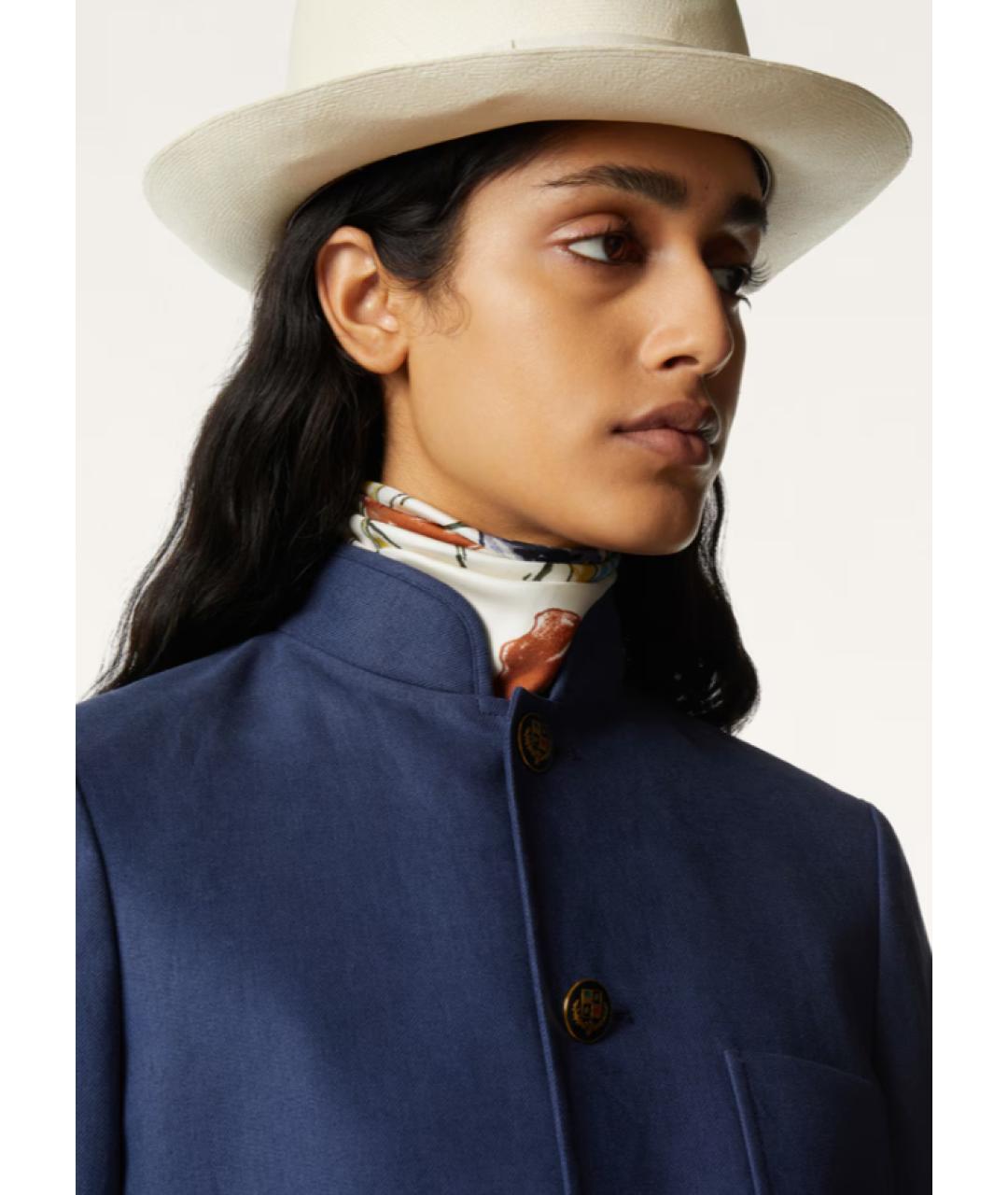 LORO PIANA Белый шелковый платок, фото 3