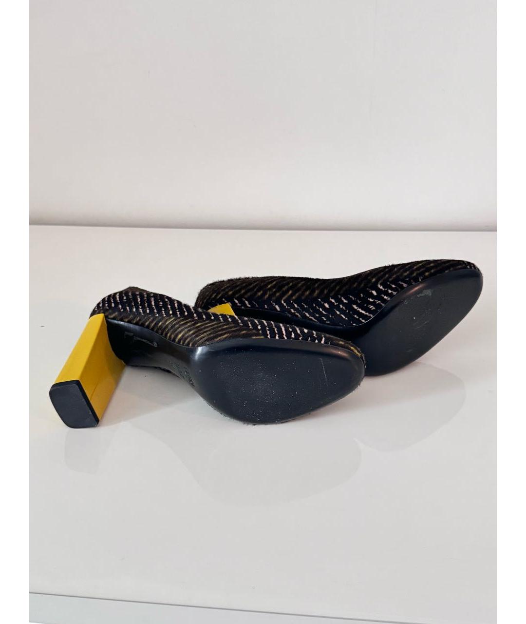 FENDI Мульти туфли из экзотической кожи, фото 5