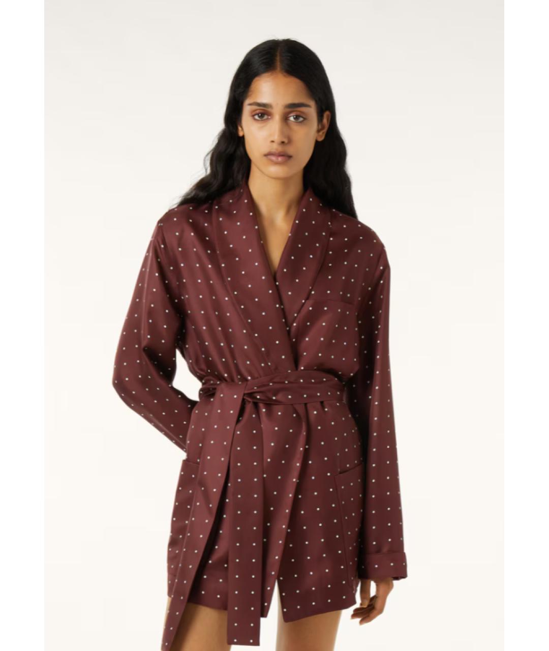 LORO PIANA Бордовый халаты, фото 4