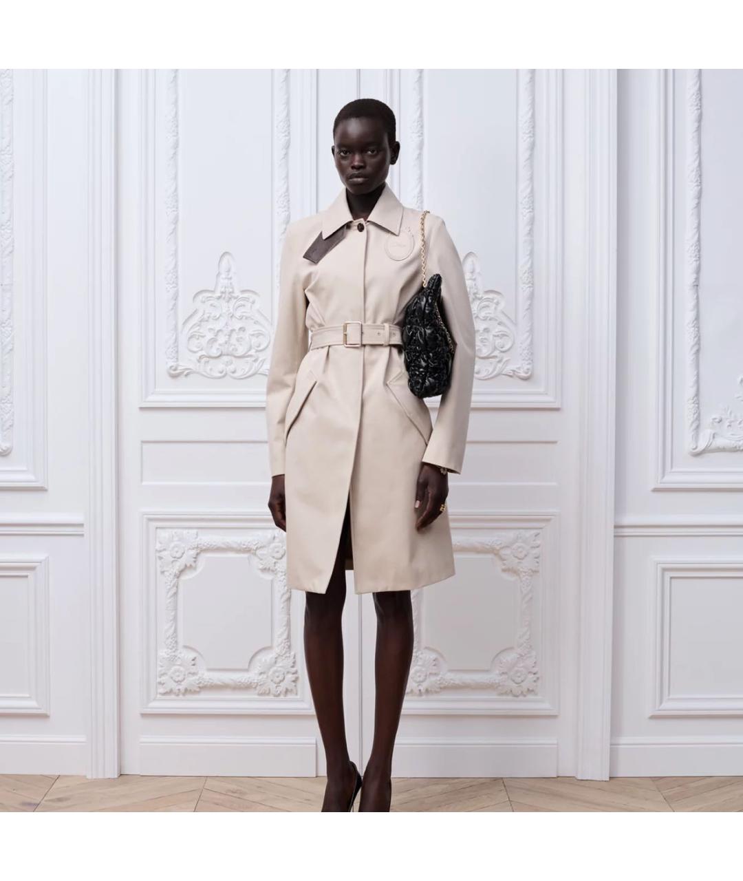 CHRISTIAN DIOR Бежевый тренч/плащ, фото 2