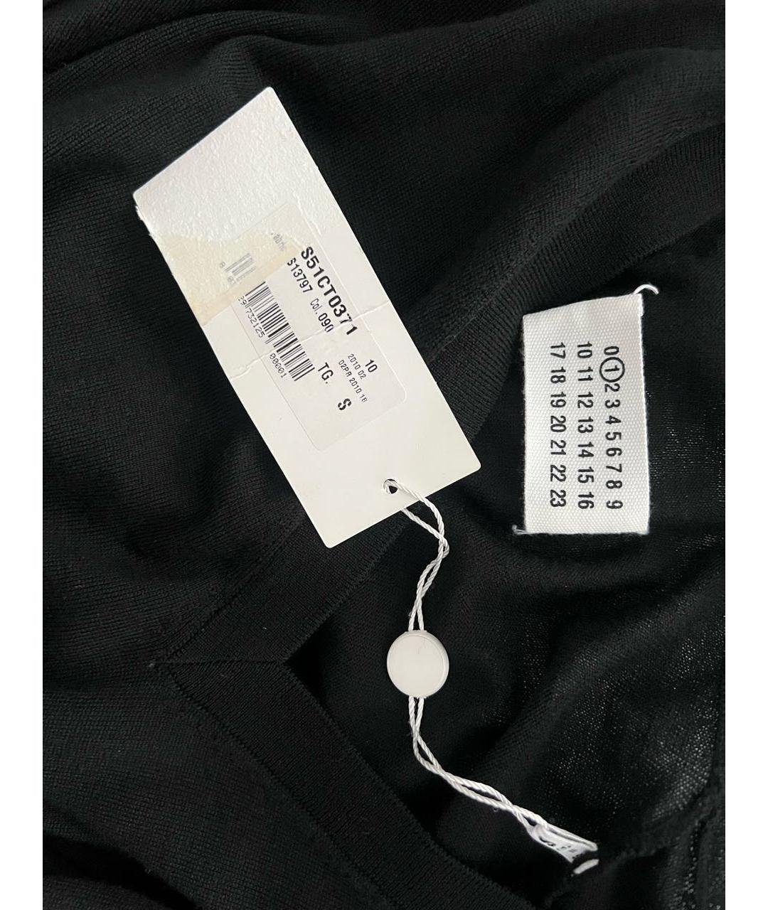 MAISON MARGIELA Черный шерстяной жилет, фото 7