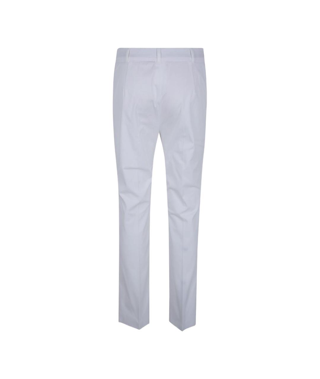 MAX MARA STUDIO Белые прямые брюки, фото 2