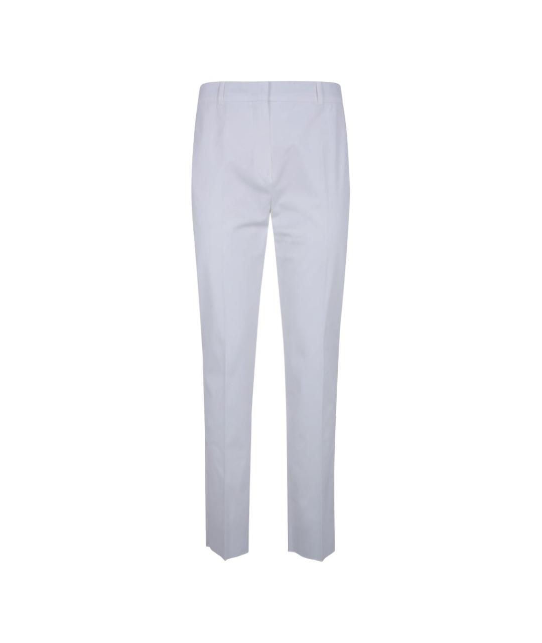 MAX MARA STUDIO Белые прямые брюки, фото 1