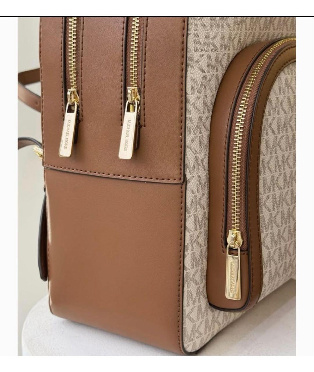 MICHAEL KORS Бежевый рюкзак, фото 3