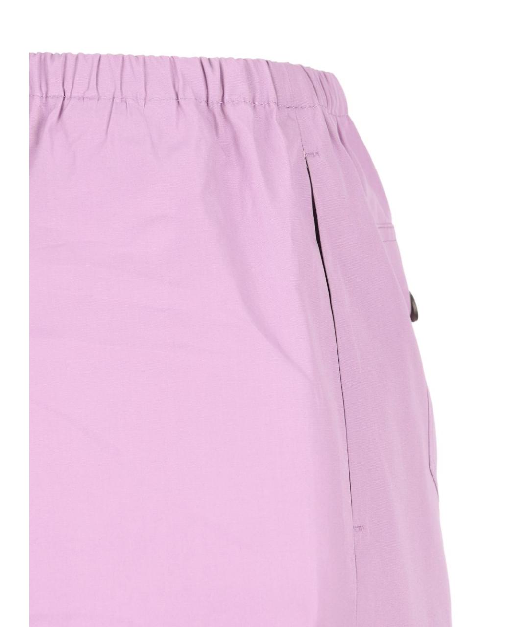 PRADA Фиолетовые хлопковые шорты, фото 2