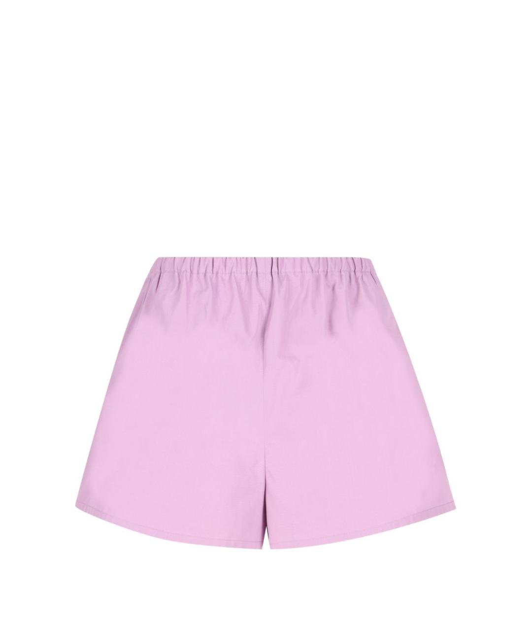 PRADA Фиолетовые хлопковые шорты, фото 1