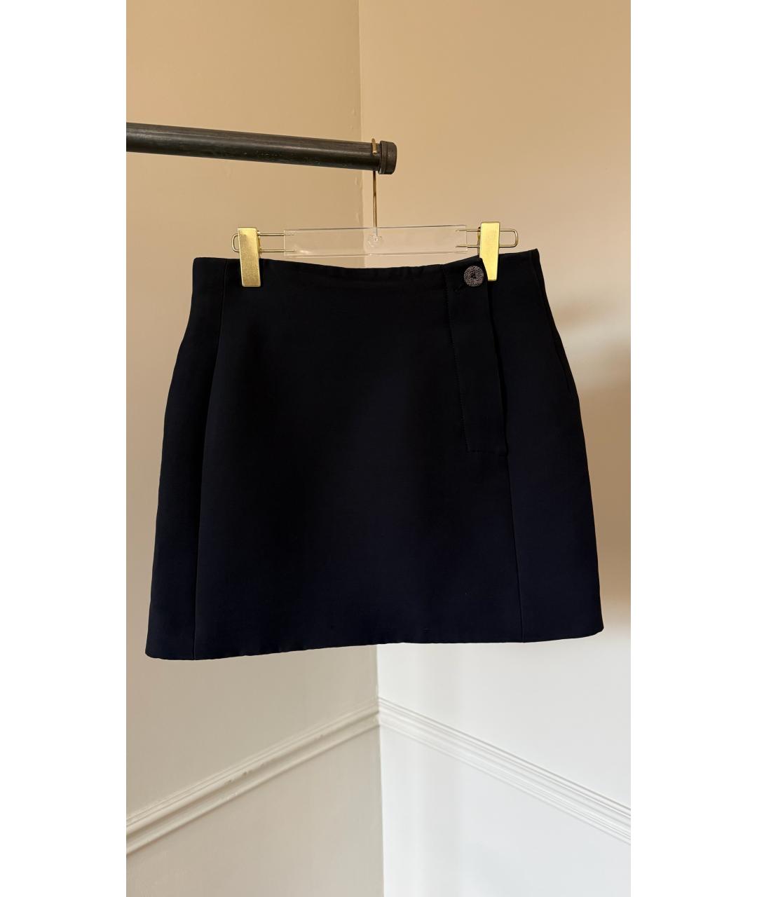 LOUIS VUITTON Черная юбка мини, фото 6