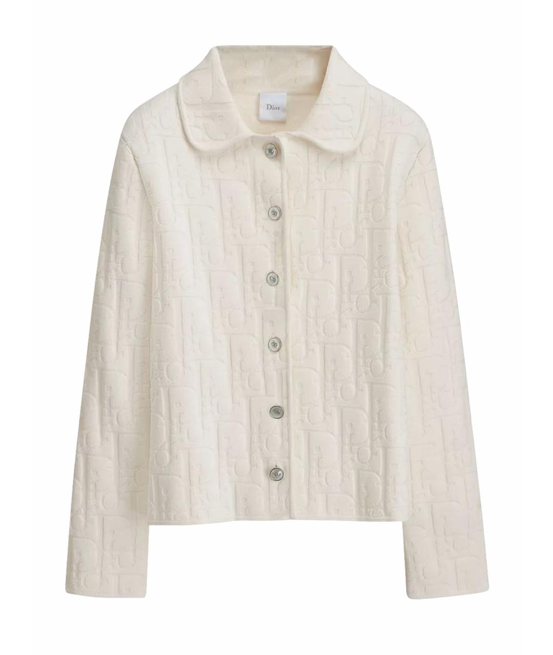 CHRISTIAN DIOR Белый жакет/пиджак, фото 1
