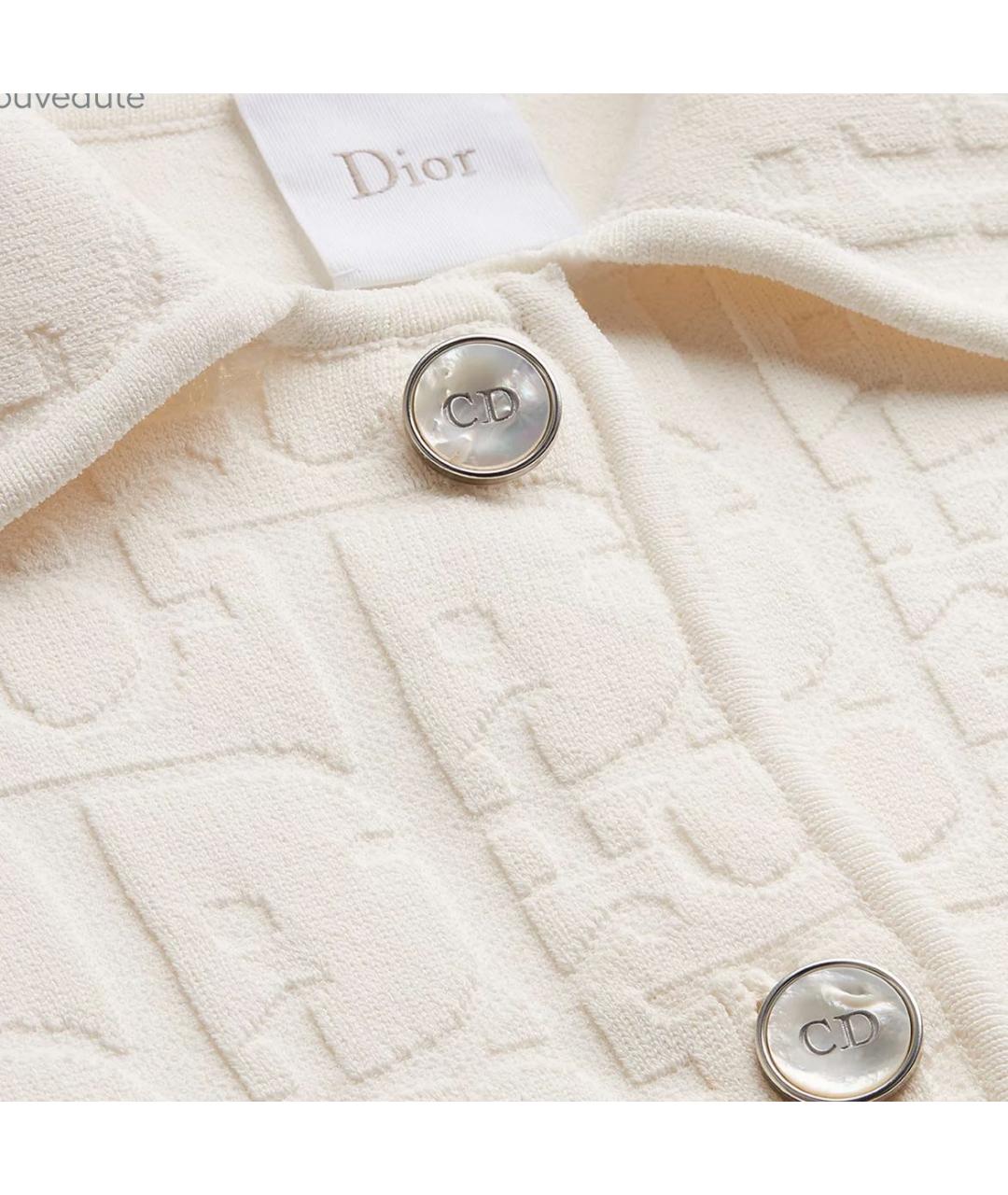 CHRISTIAN DIOR Белый жакет/пиджак, фото 3