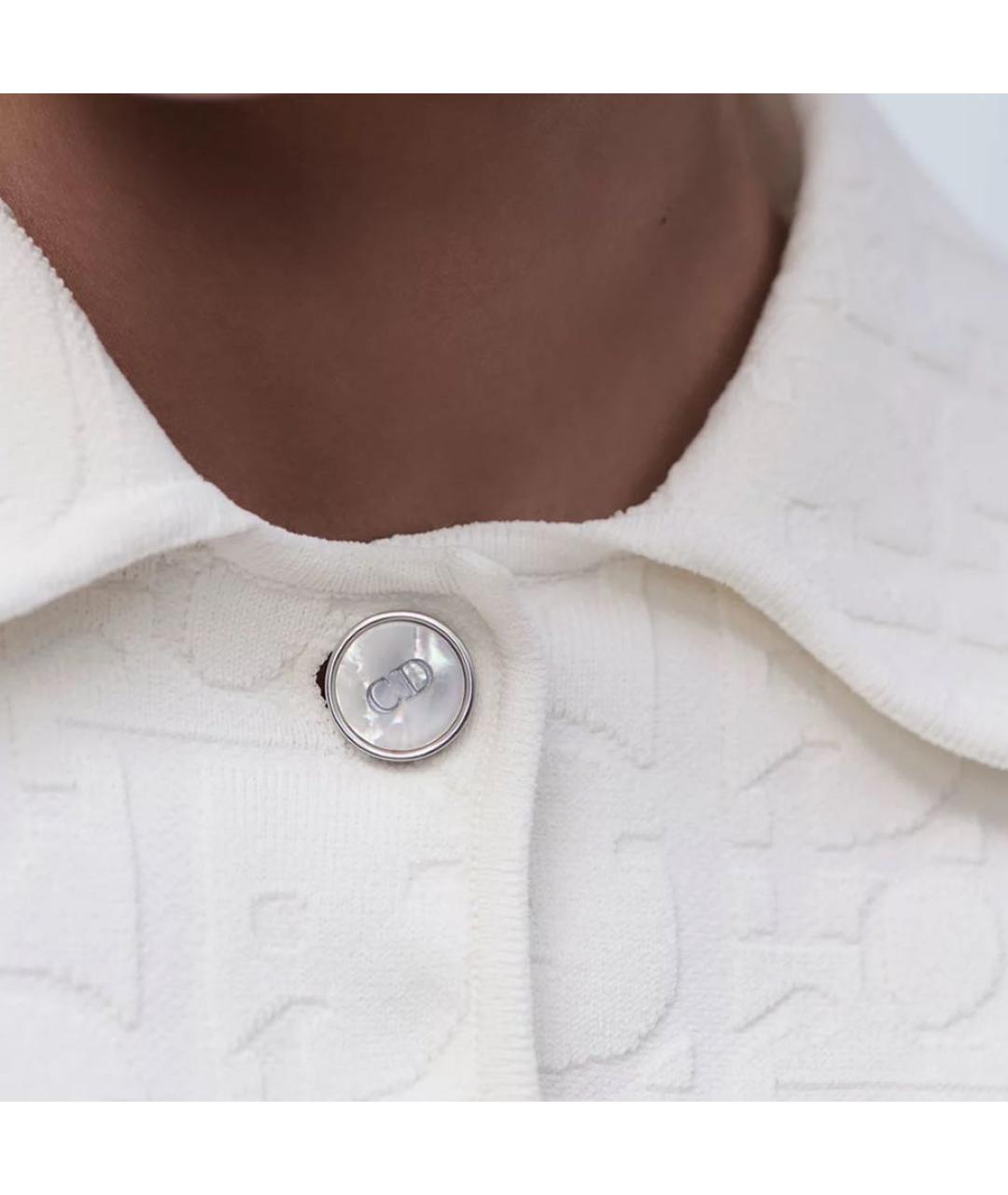 CHRISTIAN DIOR Белый жакет/пиджак, фото 4