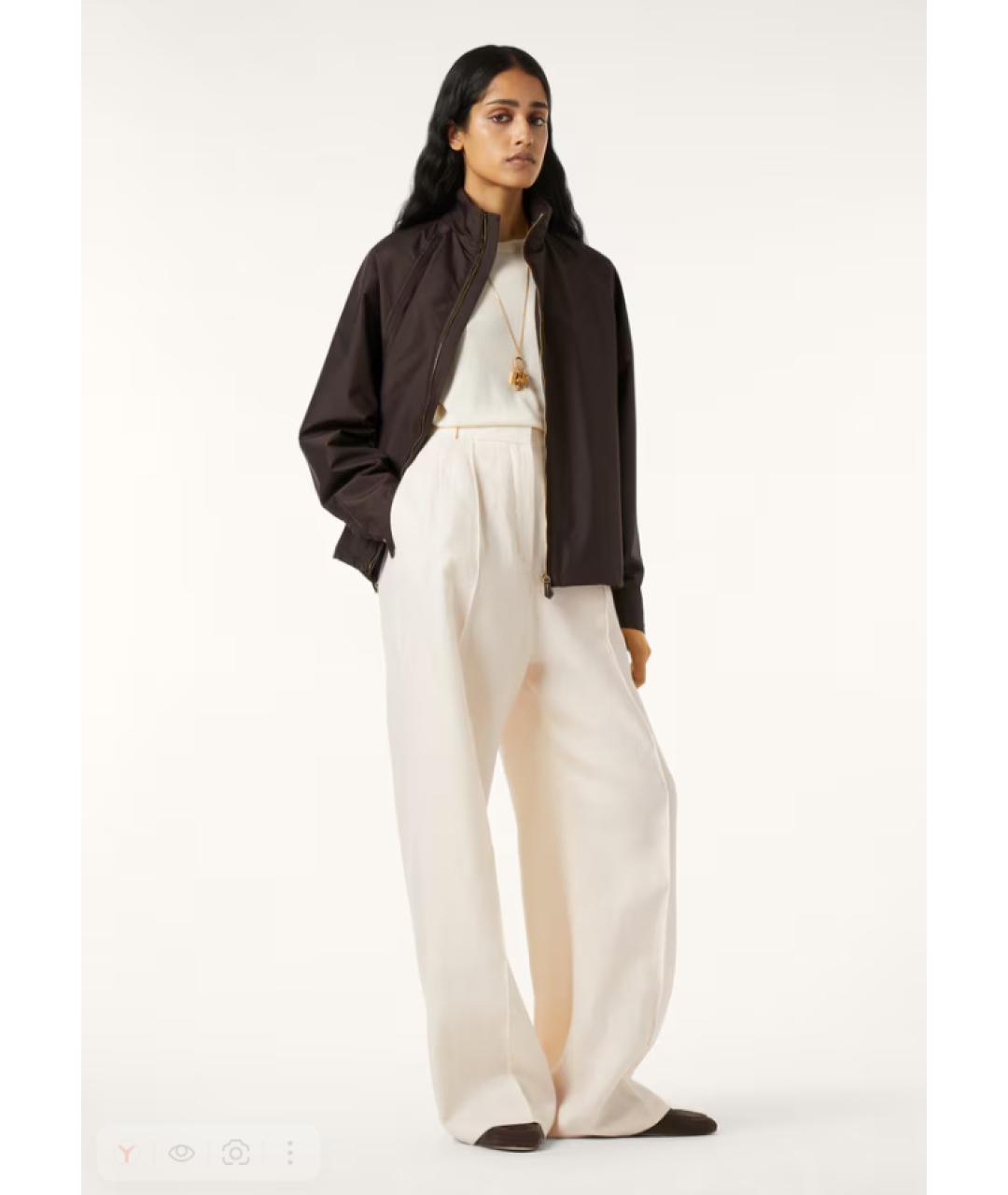 LORO PIANA Коричневая шелковая куртка, фото 6