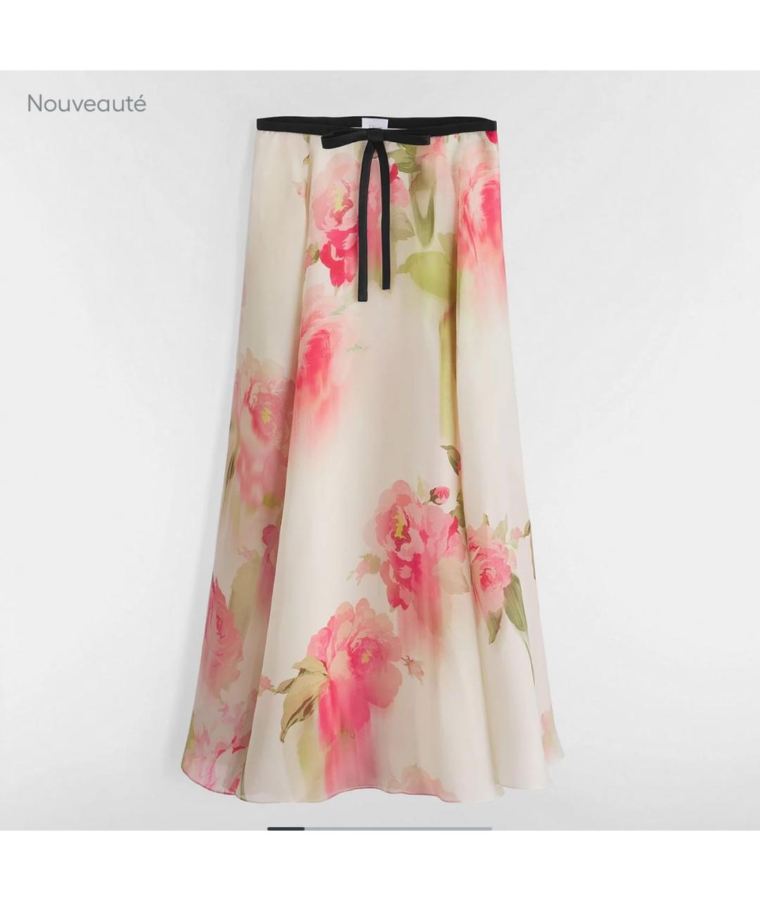 CHRISTIAN DIOR Розовая юбка миди, фото 5