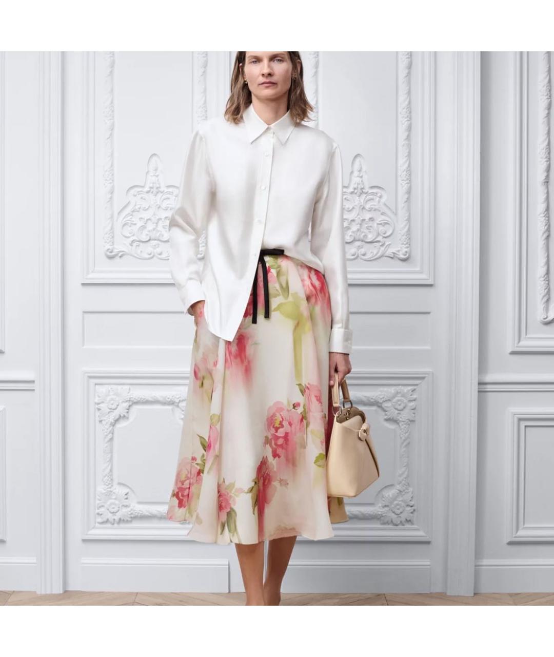 CHRISTIAN DIOR Розовая юбка миди, фото 2