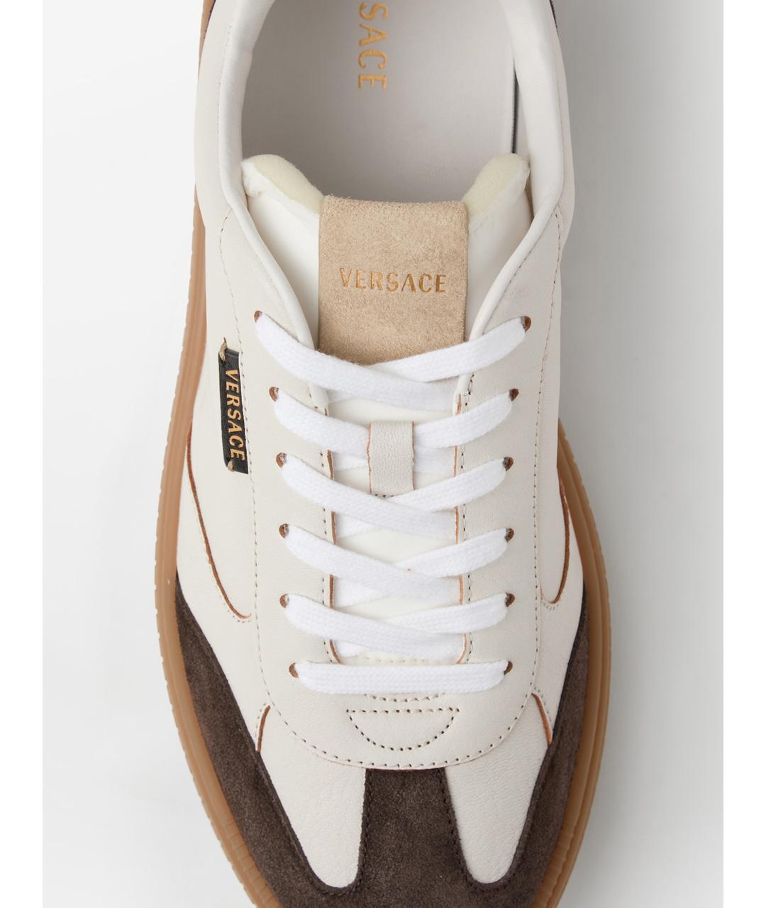 VERSACE Белые низкие кроссовки / кеды, фото 6