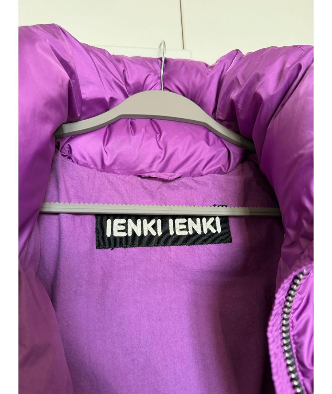 IENKI IENKI Фиолетовый полиэстеровый пуховик, фото 8