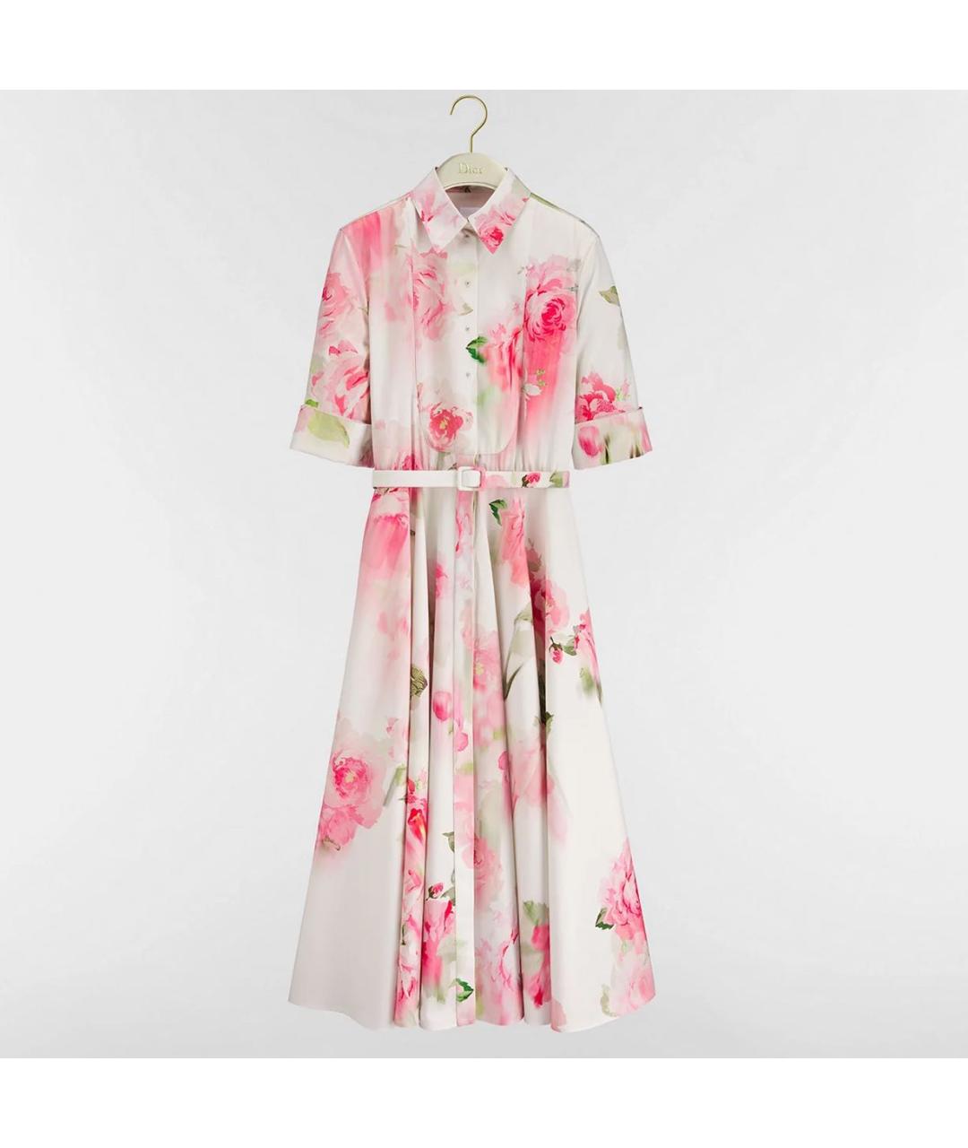 CHRISTIAN DIOR Розовое повседневное платье, фото 4