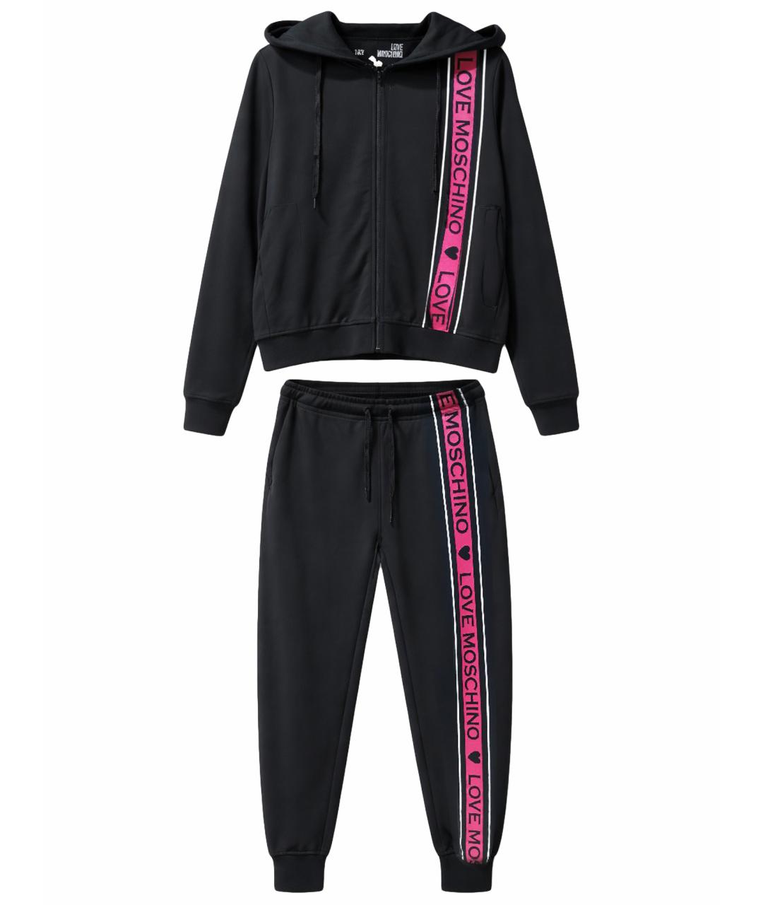 LOVE MOSCHINO Черный спортивные костюмы, фото 1