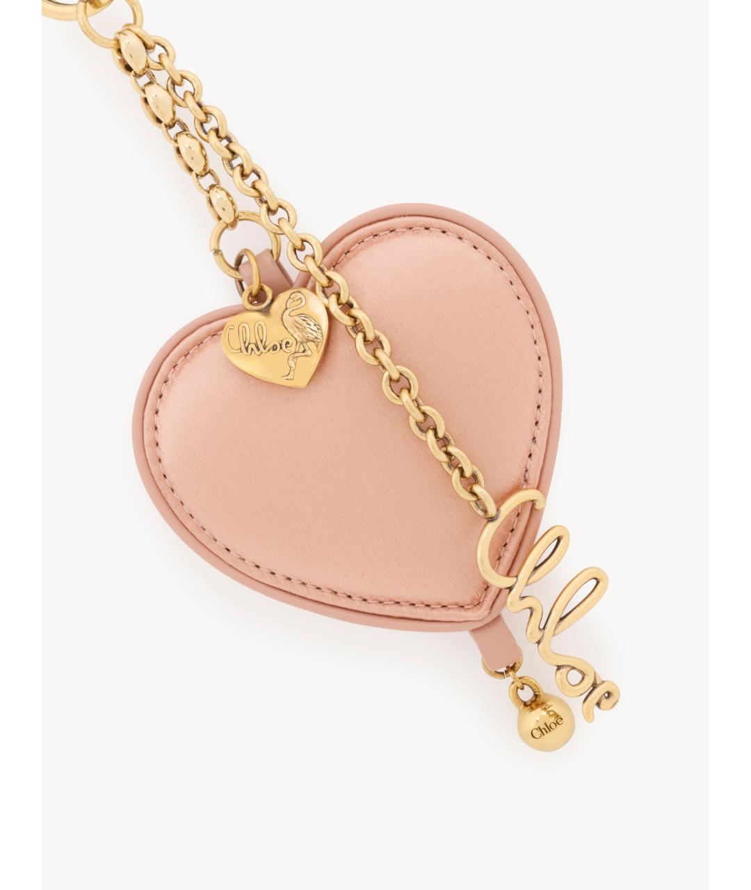 CHLOE Розовый брелок, фото 2