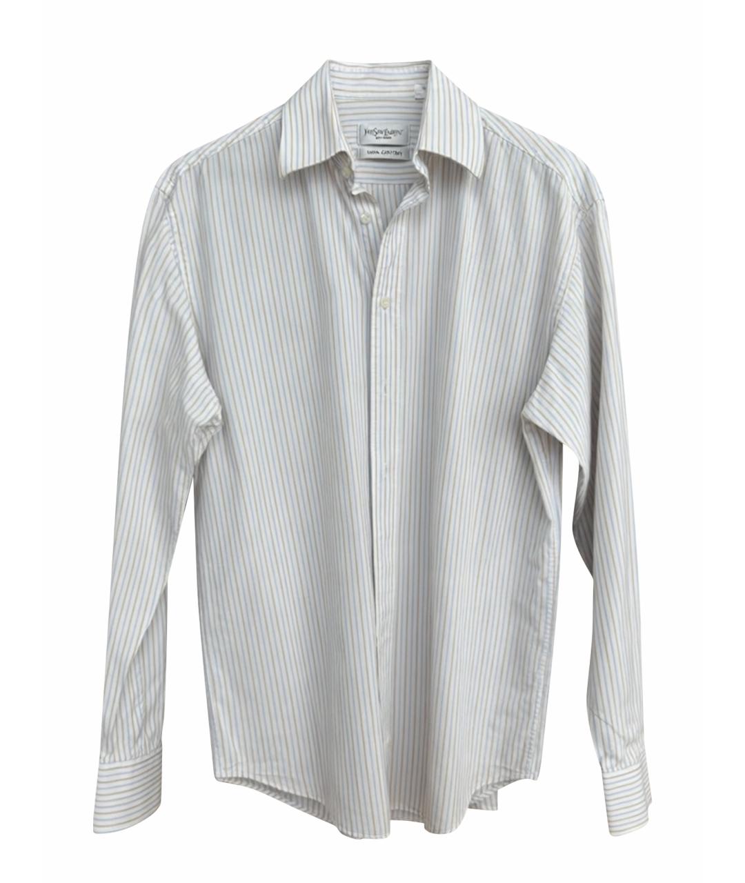 SAINT LAURENT Белая хлопковая блузы, фото 1