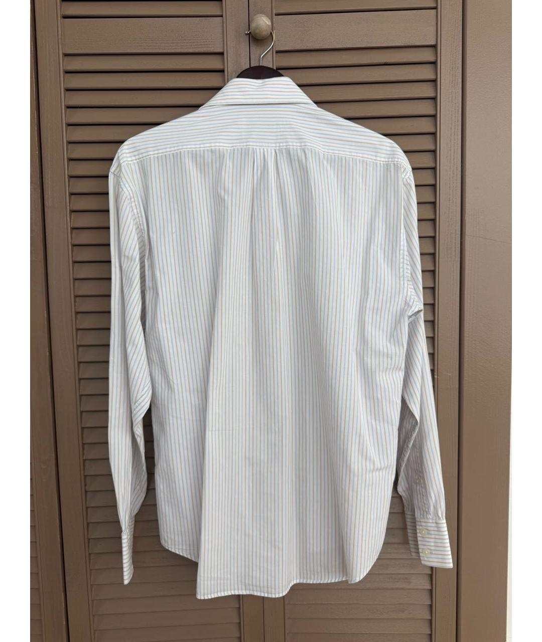 SAINT LAURENT Белая хлопковая блузы, фото 2