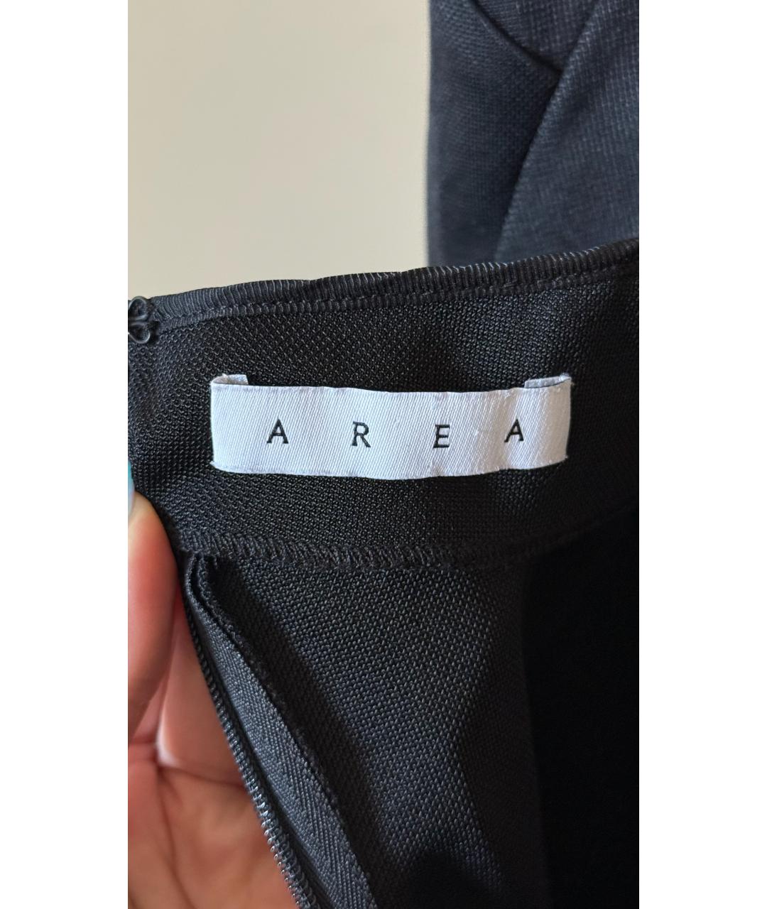 AREA Черное вечернее платье, фото 4