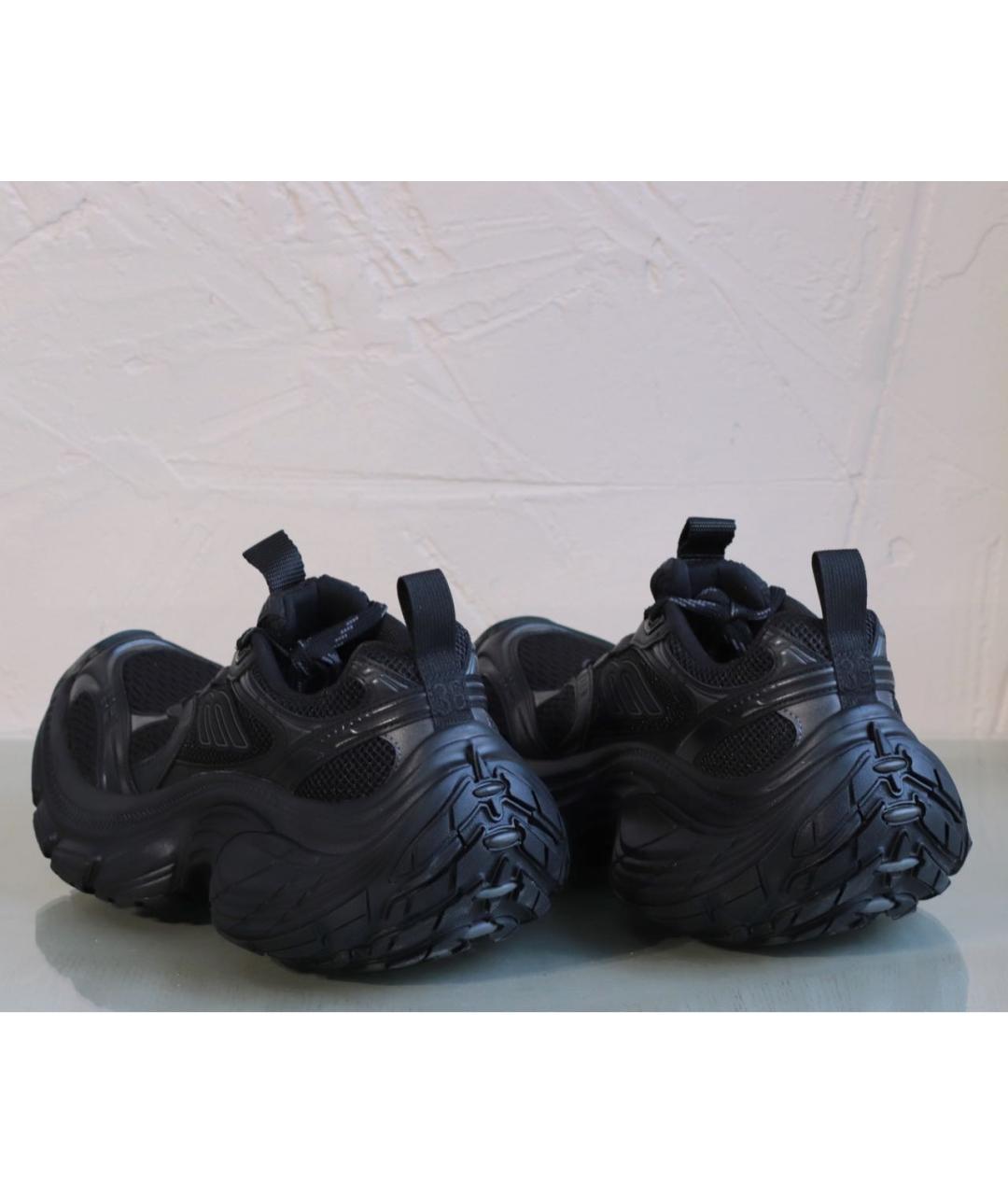 BALENCIAGA Черные текстильные кроссовки, фото 5