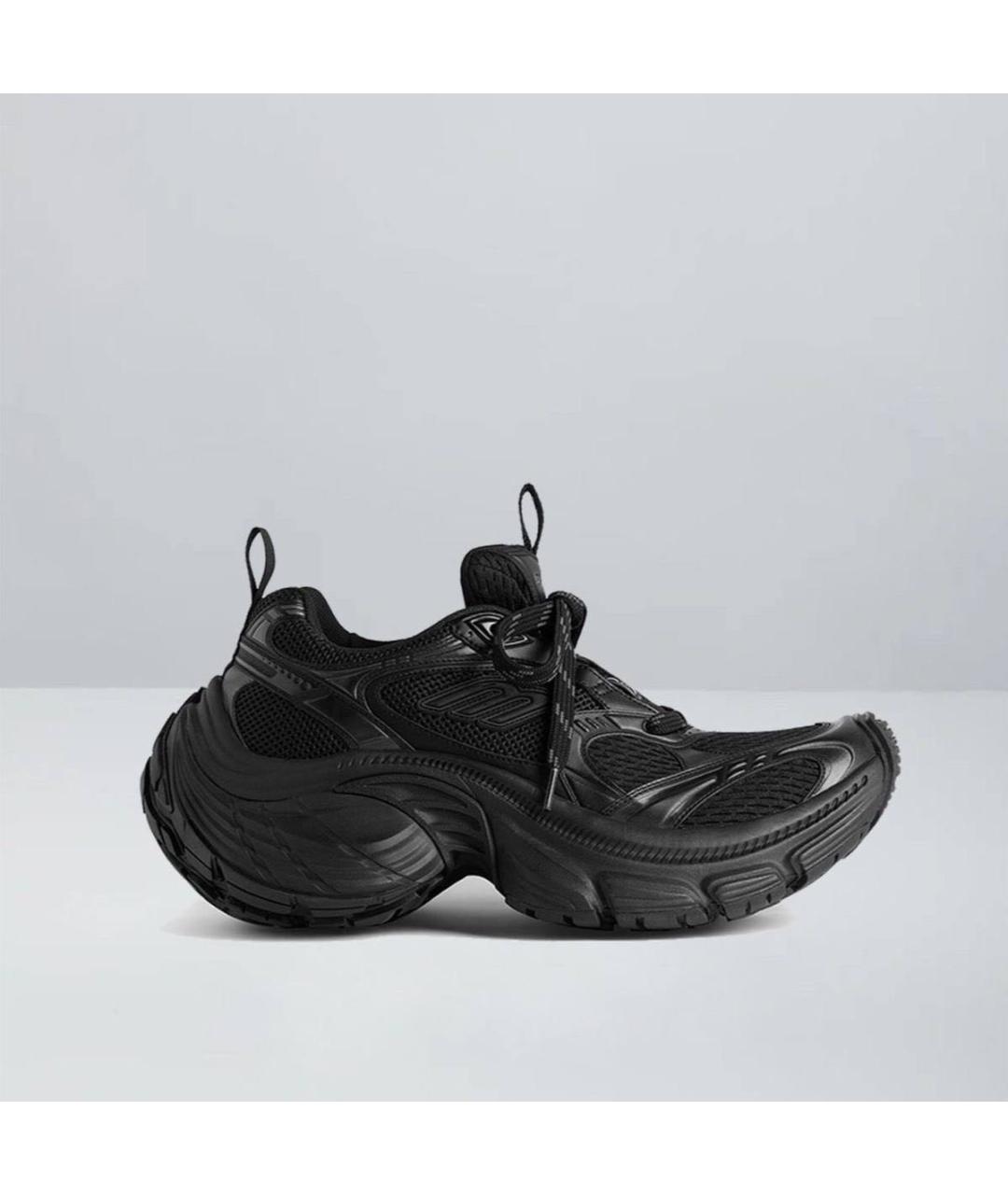 BALENCIAGA Черные текстильные кроссовки, фото 9