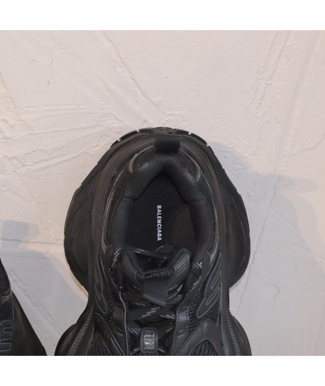 BALENCIAGA Черные текстильные кроссовки, фото 3