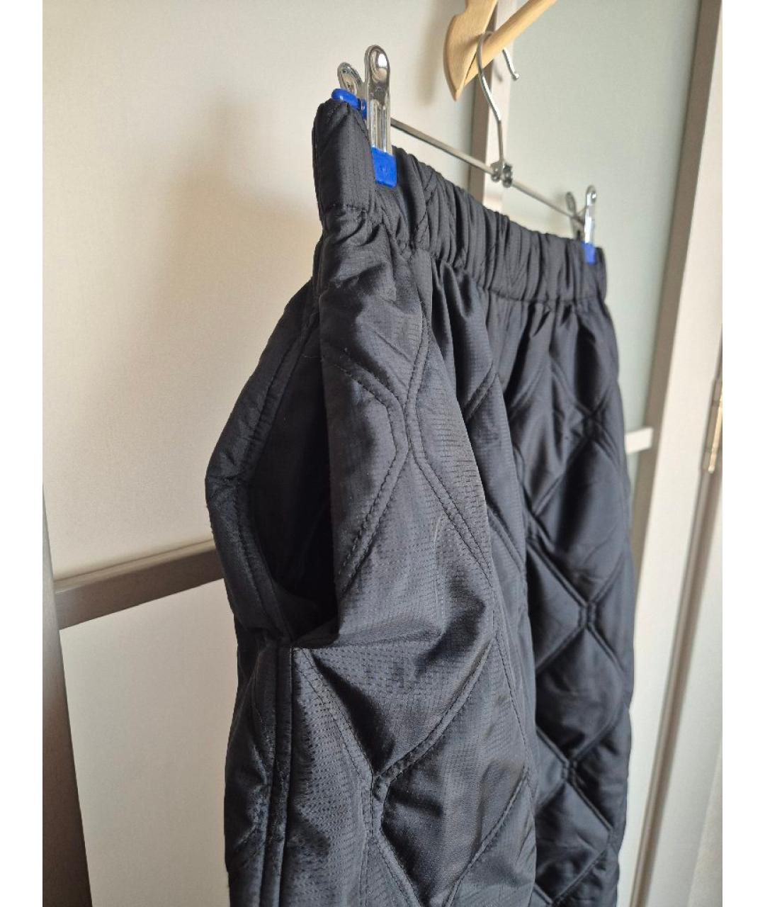 GANNI Черная полиэстеровая юбка миди, фото 2