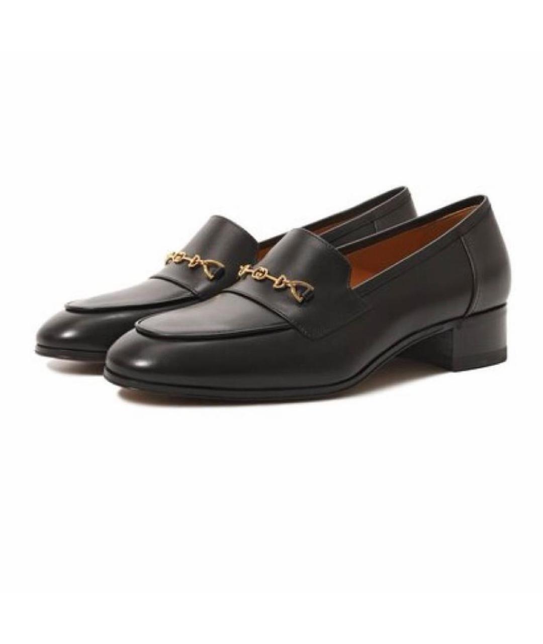 GUCCI Черные кожаные лоферы, фото 9