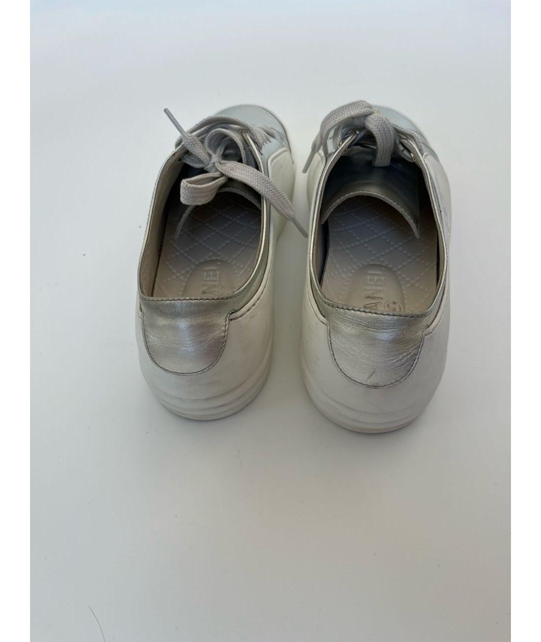 CHANEL Белые резиновые кеды, фото 3