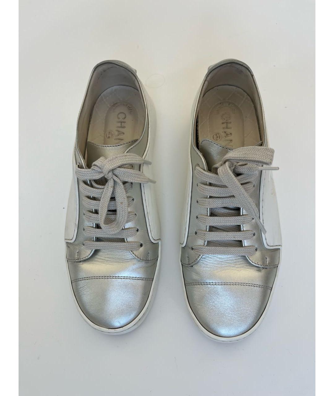 CHANEL Белые резиновые кеды, фото 2