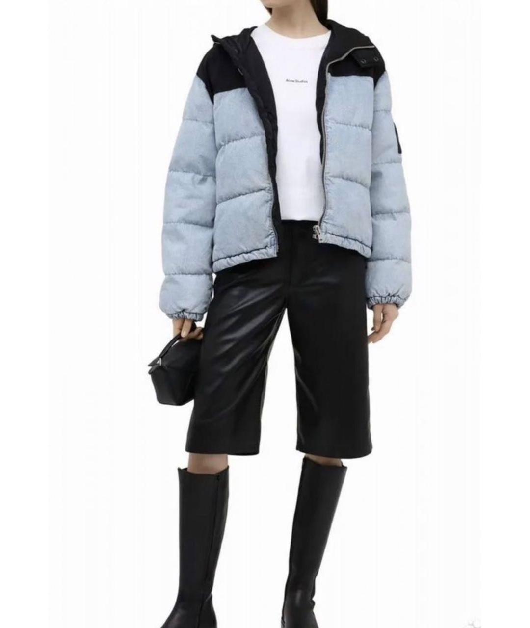 ALEXANDER WANG Голубой деним пуховик, фото 9