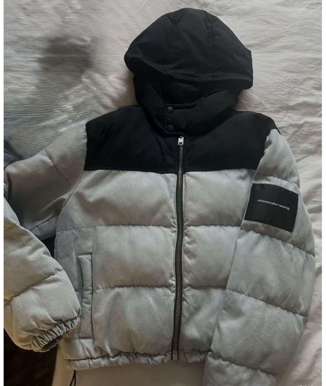 ALEXANDER WANG Голубой деним пуховик, фото 6