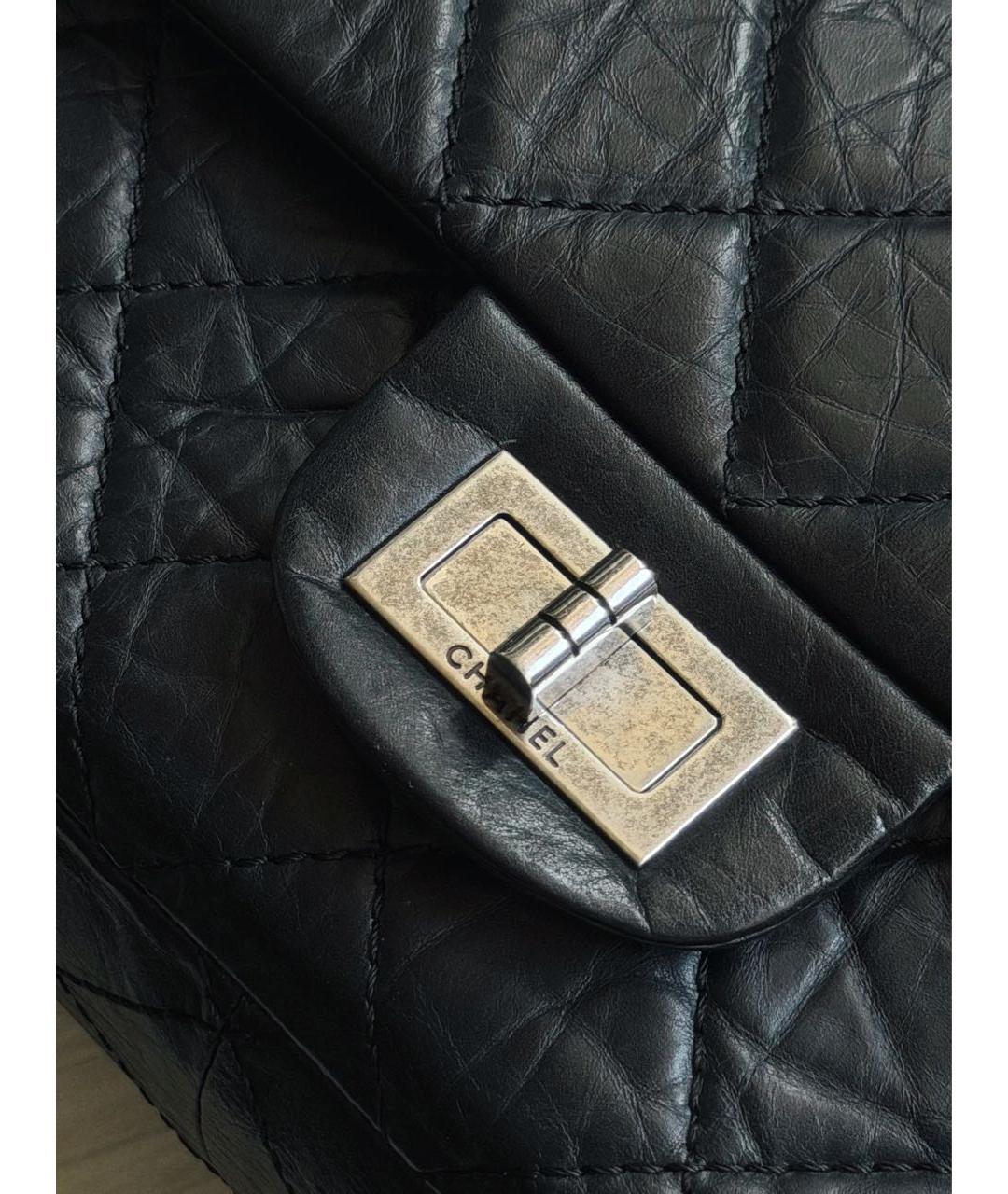 CHANEL Черная кожаная сумка через плечо, фото 6