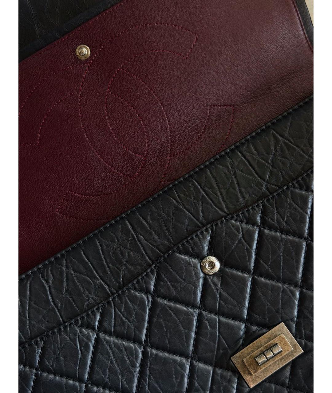 CHANEL Черная кожаная сумка через плечо, фото 4